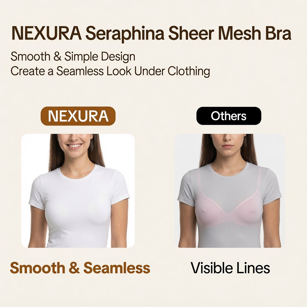 Sheer Mesh Bra – Multiway Unlined Underwire