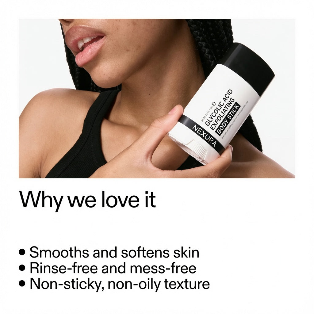 Nexura Glycolic Acid Body Exfoliant Stick